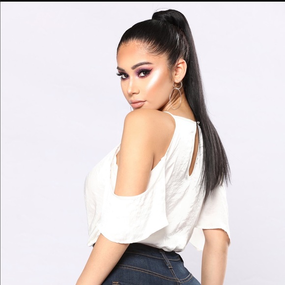 White leotard type top - Picture 4 of 4